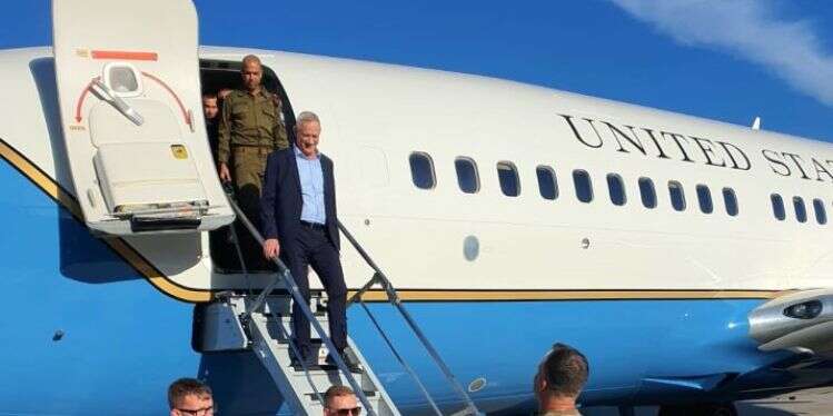 בני גנץ בפלורידה, אתמול מול איראן נדרש מאזן אימה מסוג חדש