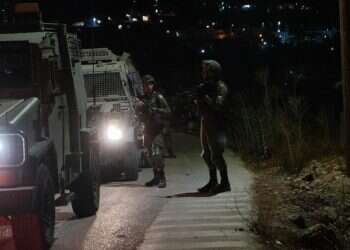 פעילות הכוחות במהלך מבצע המעצרים. צילום: דובר צה מבצע לילי בעקבות מבוקשים: 13 מחבלי חמאס נעצרו