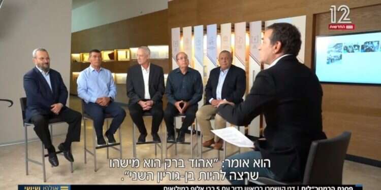 5 רמטכ"לים לשעבר – את מי זה מעניין?