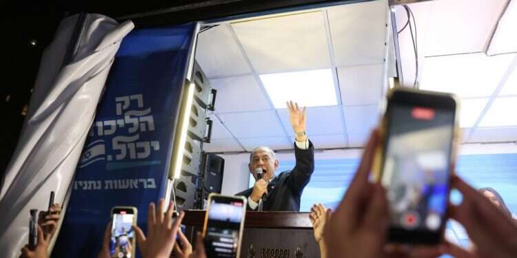 נתניהו בסיור בחירות בירושלים, לפני כשבועיים. צילום: אי.פי.איי