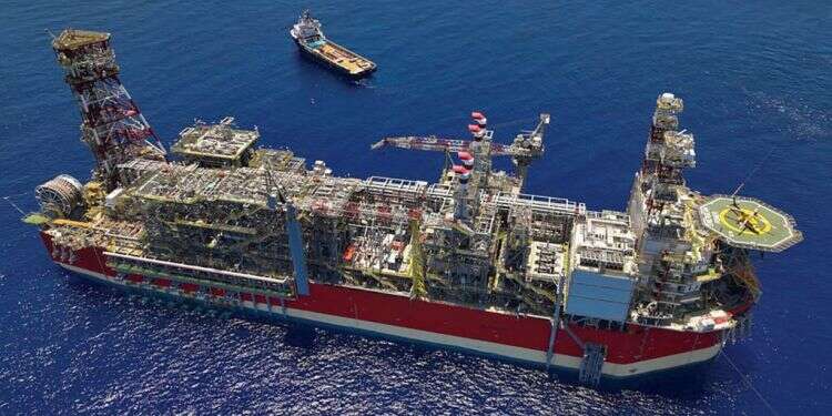 האסדה של חברת אנרג'יאן בשדה כריש. צילום: AFP מתחילים בקידוחים? הושג הסכם רישום גבולות בין לבנון לישראל