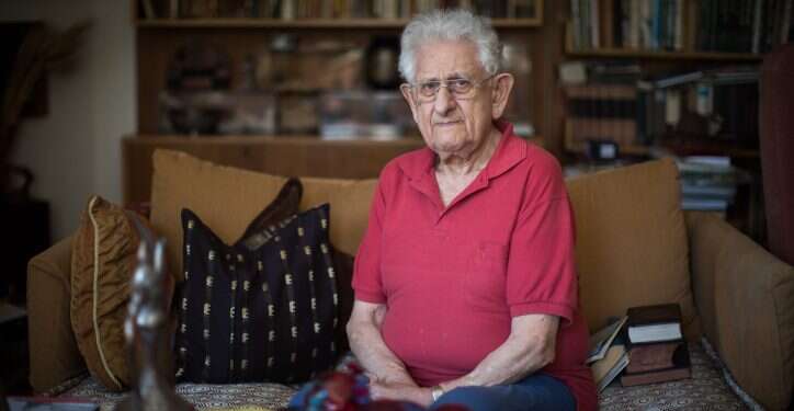 אליקים העצני. צילום: הדס פרוש/פלאש90 "עמוד התווך של ההתיישבות": אליקים העצני נפטר בגיל 96