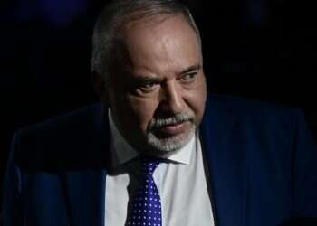 יו"ר ישראל ביתנו אביגדור ליברמן בערב השקת הרשימה. צילום: תומר נויברג/פלאש90