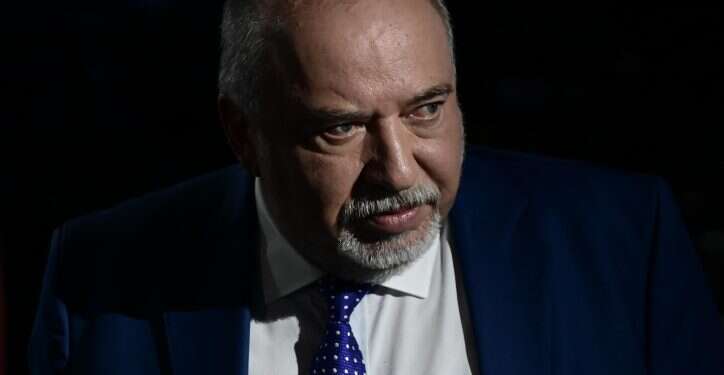 יו יו"ר ישראל ביתנו אביגדור ליברמן בערב השקת הרשימה. צילום: תומר נויברג/פלאש90