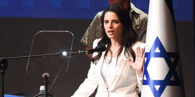 איילת שקד בהשקת קמפיין הבית היהודי. צילום: ברני ארדוב - בנוביץ תקשורת איילת שקד, אנחנו לא סולחים