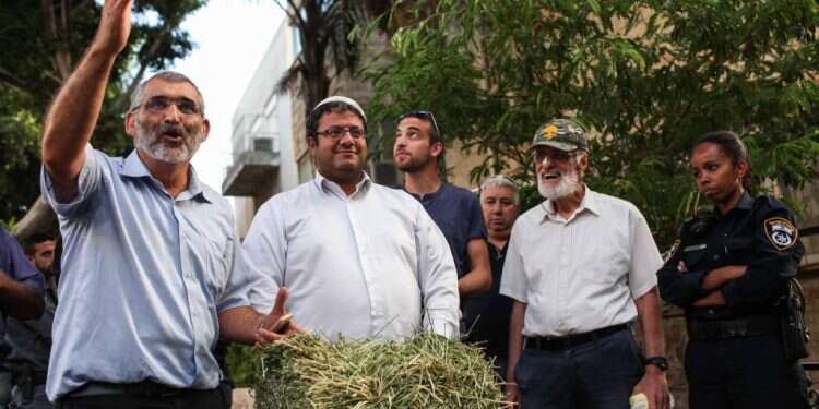 איתמר בן־גביר ומיכאל בן־ארי. צילום: אבישג שאר־ישוב