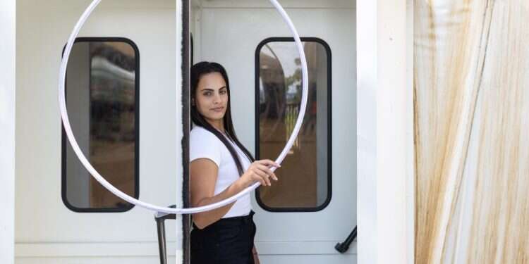 לינוי אשרם. צילום: אבישג שאר יישוב אחרי שזכתה במדליית זהב ופרשה, לינוי אשרם מחפשת יעדים חדשים לכבוש