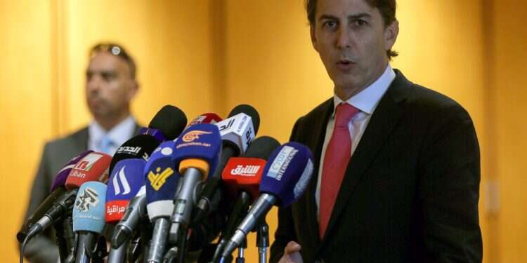 לוחש האנרגיה של ביידן. הוכשטיין. צילום: אי.פי.איי פקיד דמוקרטי או מומחה מקצועי: זהו המתווך בהסכם הגבול הימי