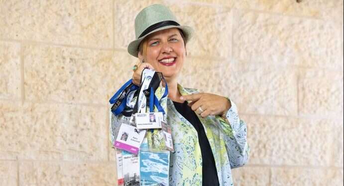 חדוה גולדשמידט,מפיצת סרטים. צילום: אוליבייה פיטוסי - פלאש 90 הכי קשה: "להביא למסכים את העושר התרבותי של ישראל, ולא רק את הסכסוך הישראלי-פלסטיני"