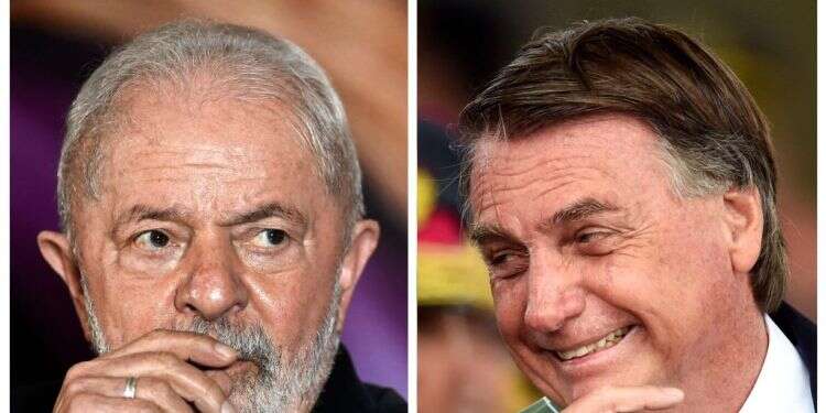 הנשיא המכהן ז'איר בולסונארו והנשיא לשעבר לואיז אינאסיו לולה דה סילבה. צילומים: AFP מי נגד מי ומה הסיכוי להפיכה? מורה נבוכים לבחירות בברזיל