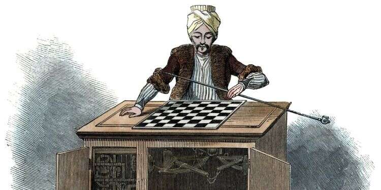 אלוף שחמט אוטומטי שהטעה גם את בנג'מין פרנקלין. איור של רצח, קנוניות ומלחמה קרה: ההיסטוריה המלוכלכת של רמאות שחמט