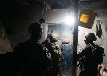 פעילות הלוחמים. צילום: דובר צה שבעה סייענים של המחבל משועפט נעצרו; צה"ל ממשיך במבצע "שובר גלים"