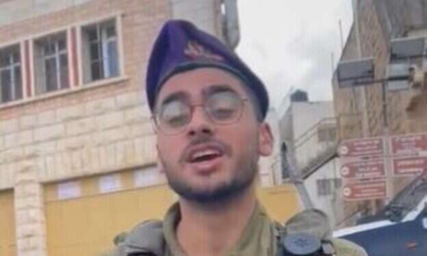 צילום מסך מתוך הסרטון הלוחם מחברון נשלח לכלא, פעילי ימין מגייסים כספים לסייע לו