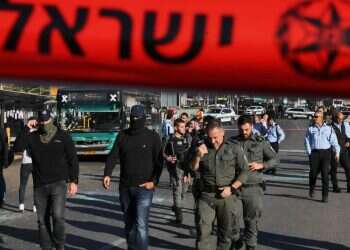 זירת הפיגוע בירושלים . קרדיט: AFP הדרך לבלימת האינתיפאדה השלישית: הגיע הזמן למגר את טרור הפת"ח