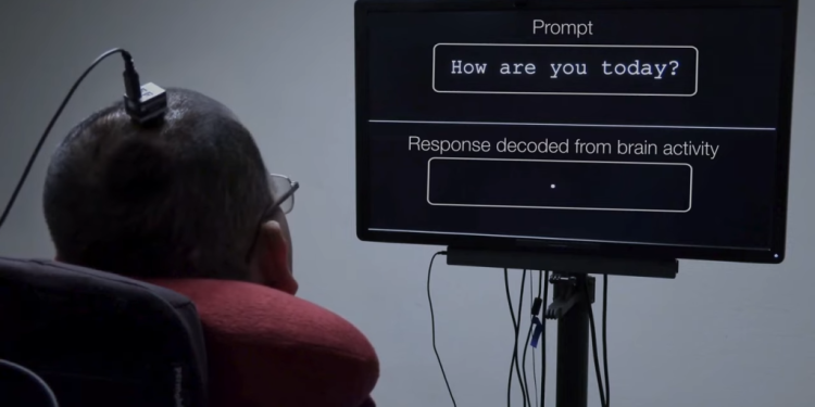 "הכול אפשרי": תותב-מוח אִפשר למשותק לדבר לאט, אבל בקצב טוב