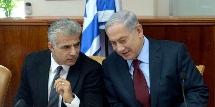 נתניהו ולפיד, 2014. צילום: חיים צח, לע תהיו אשכולים: דרושה מנהיגות שרואה את טובת העם לפני טובתו