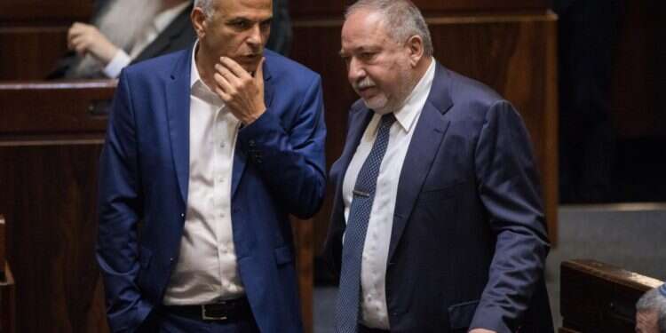 כחלון וליברמן, 2019. צילום: הדס פרוש, פלאש 90