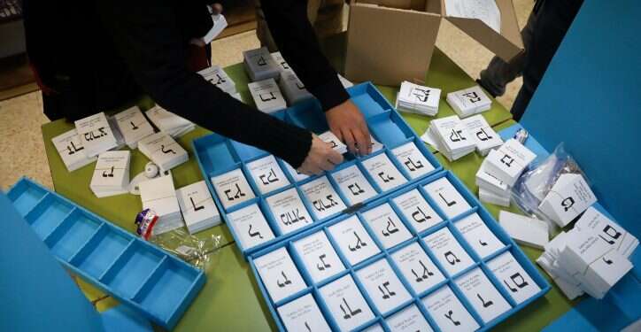 קלפי בחירות. צילום: נועם רבקין פנטון, פלאש 90 66.3 אחוזי הצבעה שעה לפני תוצאות המדגמים