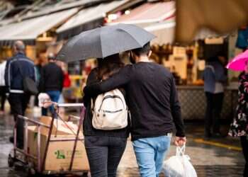גשם בירושלים. צילום: אריה לייב אברמס/פלאש90