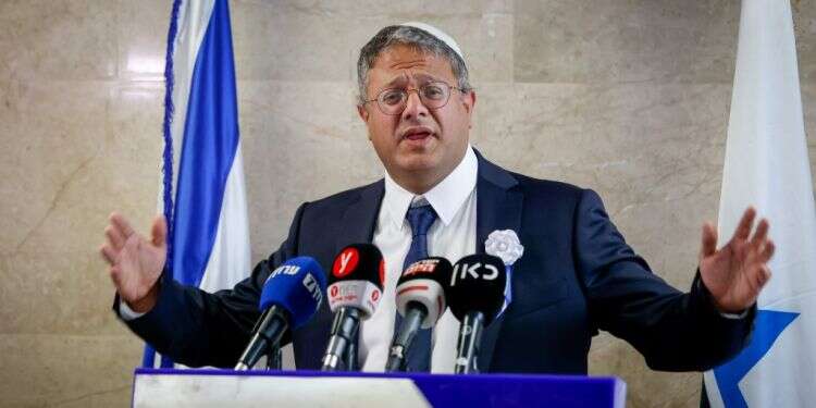 איתמר בן-גביר. צילום: אוליבייה פיטוסי/פלאש90 שיתוף פעולה הזוי: בן-גביר מקלקל לסמוטריץ'