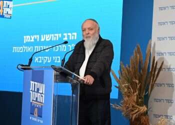 הרב יהושע וייצמן: "האמון המוחלט שלנו בנער ובנוער הוא דבר בסיסי, בלי זה אי אפשר להתחיל"