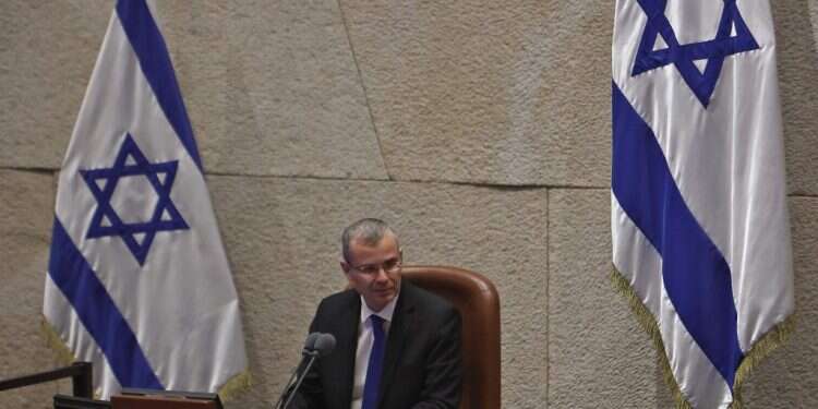 יריב לוין. קרדיט: AFP