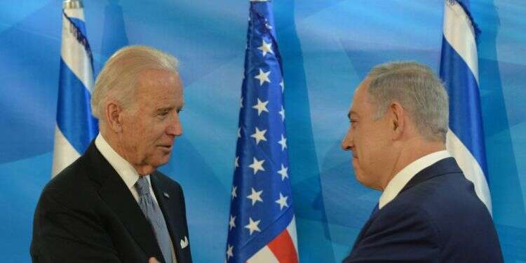 נתניהו וביידן. צילום: עמוס בן־גרשום, לע טום ניידס: "על מרבית הנושאים נסכים, ואיפה שלא – אני מכיר את נתניהו הרבה זמן"