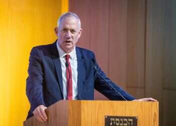 בני גנץ. צילום: אורן בן חקון