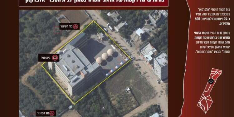 צה"ל חשף את בורות שיגור הרקטות שחמאס בנה בסמוך לבתי ספר