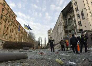 המלחמה באוקראינה: רוסיה תקפה את קייב באמצעות כטב"מים, לפחות ארבעה נהרגו