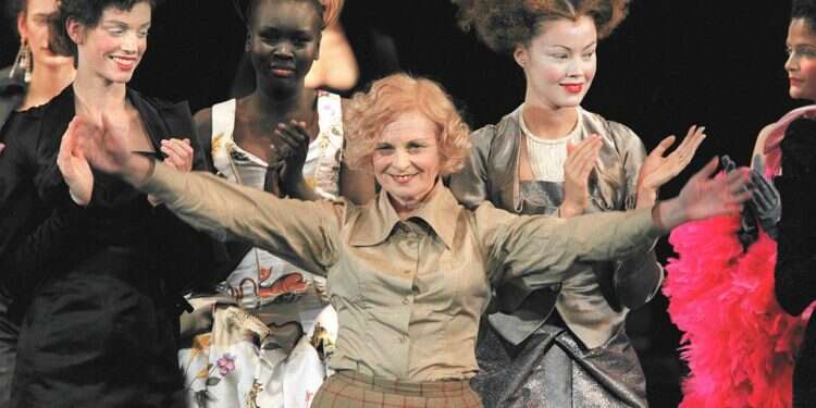 מעצבת האופנה הבריטית ויויאן וסטווד. צילום: AFP צילום: AFP