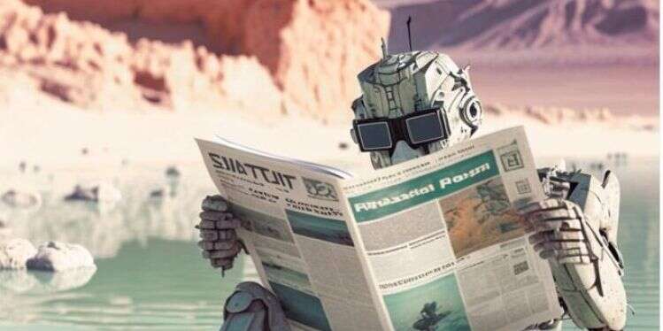 צילום: Midjourney האם בינה מלאכותית יכולה להחליף מערכת עיתון? זה מה שקרה כשניסינו