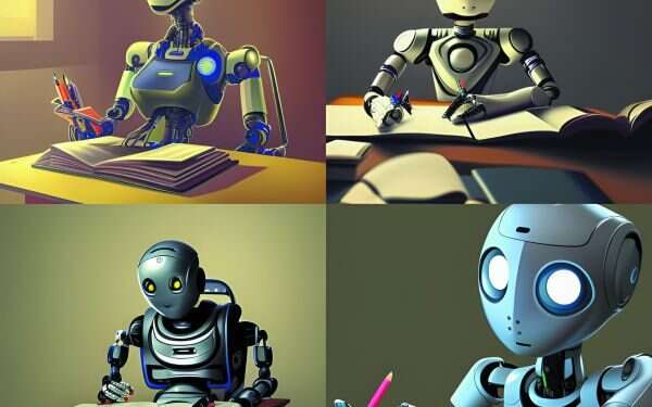 AI. ציור בינה מלאכותית במנוע ה-AI נייטקפה מורים ומרצים חוששים: בינה מלאכותית משוכללת תוביל לרמאות ענפה