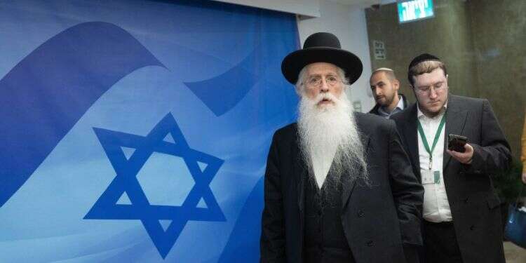 השר מאיר פרוש. צילום: יונתן זינדל/פלאש90