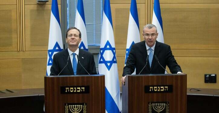 נאום הנשיא הוא ניצחון תודעתי גדול ללוין ורוטמן. עכשיו צריך לשבת ולדבר