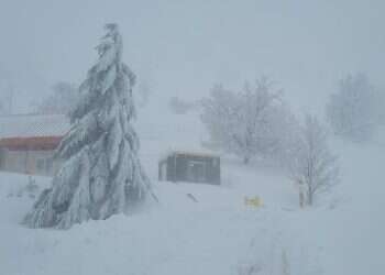 אתר החרמון, אתמול. צילום: דוברות אתר החרמון חרמון פברואר 2023
