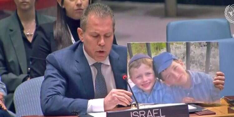 "חרפה!": גלעד ארדן תקף את מועצת הביטחון של האו"ם על התעלמותה מהטרור הפלסטיני