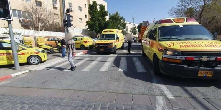 הרחוב בו אירע פיצוץ הגז בפסגת זאב. צילום: תיעוד מבצעי מד