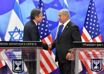 נתניהו ובלינקן, בעת ביקורו בארץ. צילום: יואב דודקביץ הרפורמה המשפטית בישראל לא ממש מעניינת את מזכיר המדינה האמריקני
