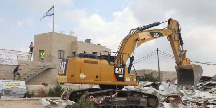 הרס הבתים בנתיב האבות, 2018. צילום: מרים צחי