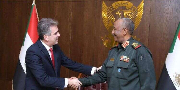 שר החוץ אלי כהן ביקר בחרטום, והכריז: "שלושת הלאווים יהפכו לשלושת הכנים"