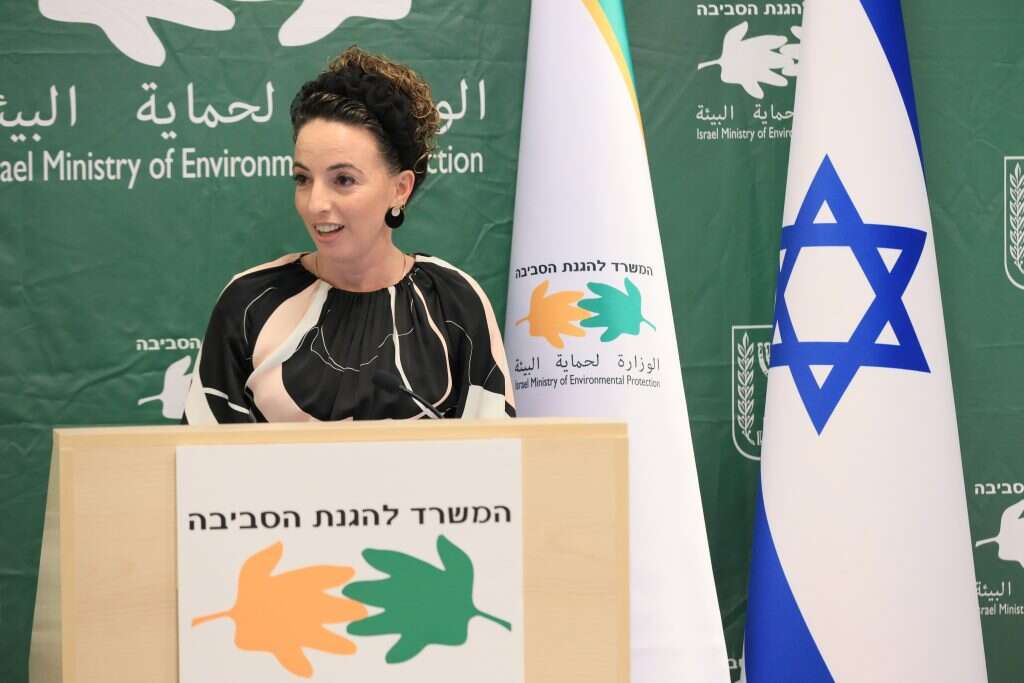 עידית סילמן, השרה להגנת הסביבה. צילום: אסף אפרתי לע