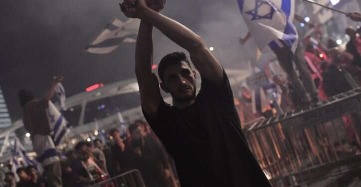 הפגנות באיילון. צילום: תומר נאומברג, פלאש 90 לשימוש חד פעמי