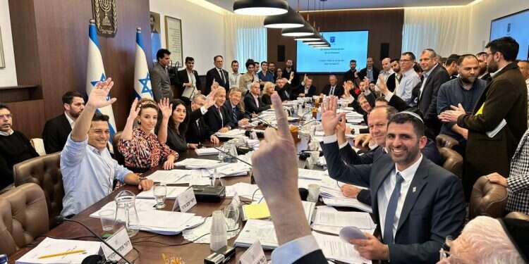 הממשלה מצביעה על התקציב, בשבוע שעבר