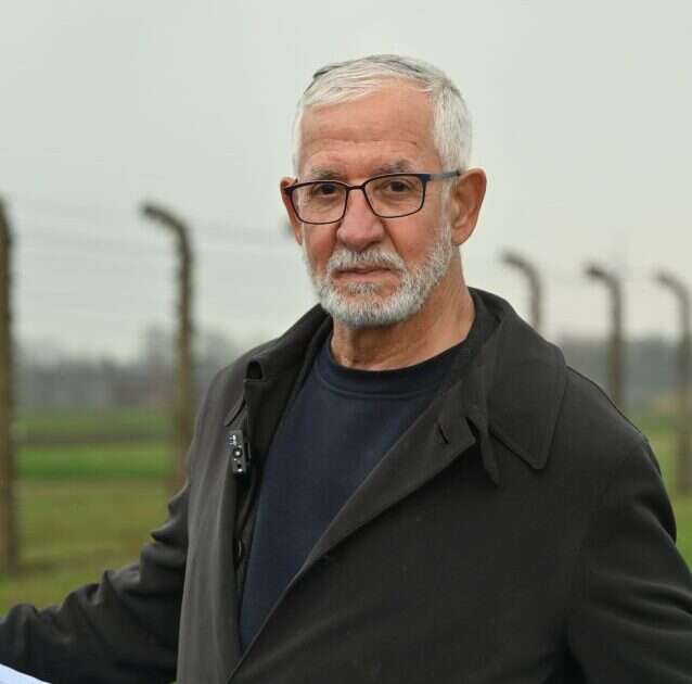חיים טייב באושוויץ. צילום: יוסי זליגר