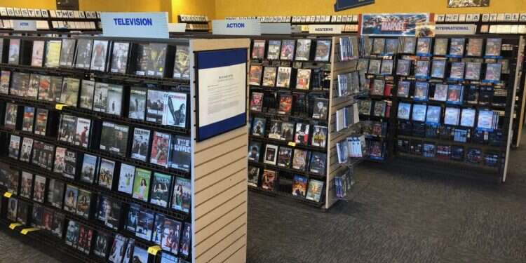 החנות האחרונה של רשת בלוקבסטר, באורגון. צילום: איי.פי