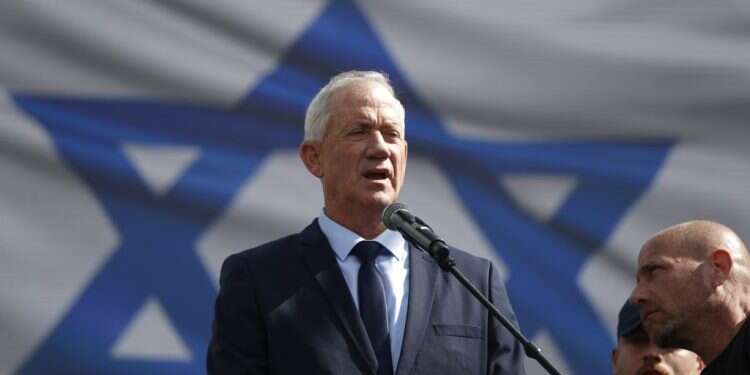 בני גנץ. צילום: EPA