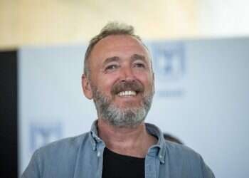 שלום אסייג בכנסת לקראת טקס הדלקת המשואות לרגל יום העצמאות ה-75 למדינת ישראל