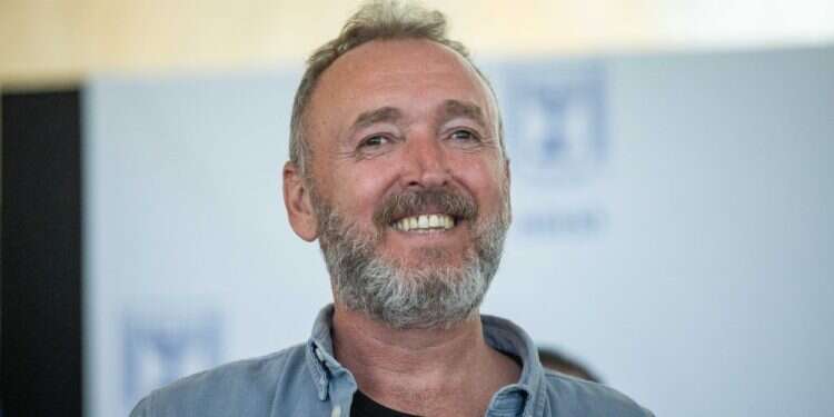 שלום אסייג בכנסת לקראת טקס הדלקת המשואות לרגל יום העצמאות ה-75 למדינת ישראל