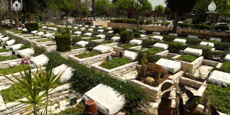 בית עלמין צבאי. צילום: משרד הביטחון ערב יום הזיכרון תשפ"ג – מניין חללי מערכות ישראל: 24,213